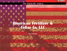 Tablet Screenshot of americanfertilizer.net